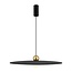 Fantasia JUTTU LED pendant light Ø600mm, felt, 8W, 2700K warm white, dimmable, dark grey/light grey