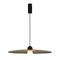 Fantasia JUTTU LED pendant light Ø600mm, 8W dimmable, 2700K warm white light, felt (rPET) shade brown/grey, IP20