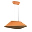 Fantasia ITZU LED Pendelleuchte Ø550mm, 8,7W dimmbar, 2700K warmweiß, Filz braun/grau, IP20