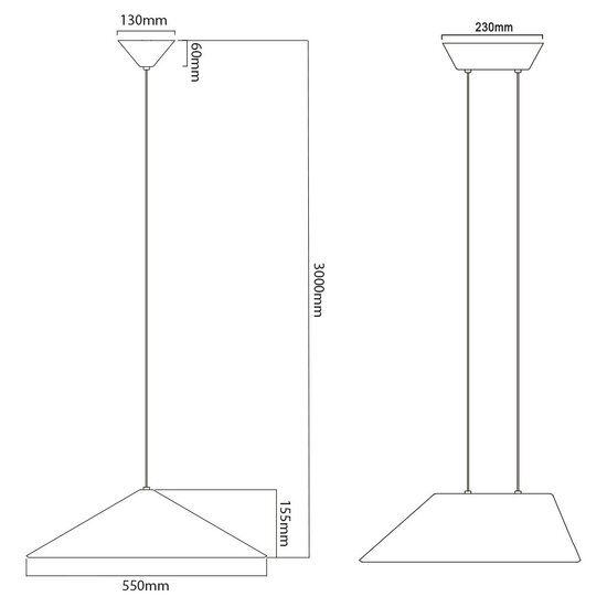 Fantasia ITZU LED pendant light Ø550mm, 8.7W dimmable, 2700K warm white, felt brown/grey, IP20