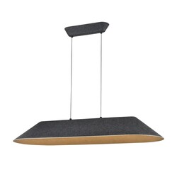 FONIC LED hanglamp 109 cm dimbaar donkergrijs