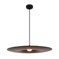 Fantasia ELYSIUM LED pendant light, Ø75 cm, black aluminium, dimmable, 2700K warm white light