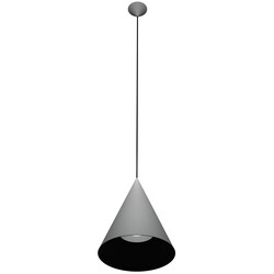 MIRAGO pendant light Ø350mm grey/black E27