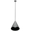 Fantasia MIRAGO pendant light, Ø350mm, grey/black, for 1x E27 bulb max 60W, 220-240V, IP20