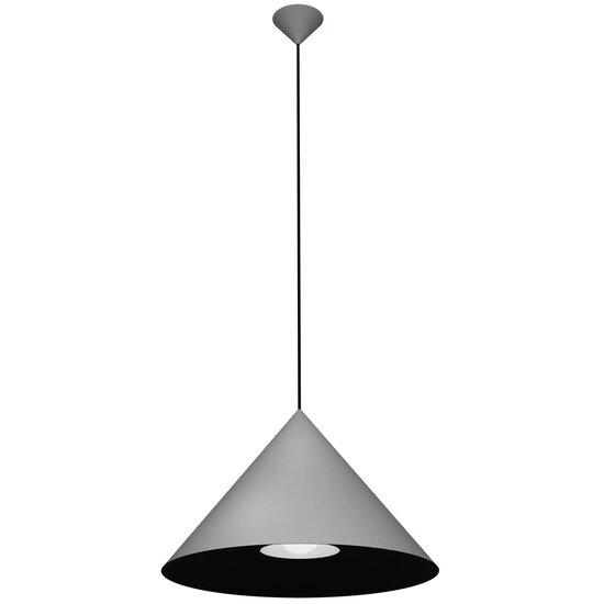 Fantasia MIRAGO E27 Pendelleuchte, Ø55 cm, grau/schwarz, für E27 Leuchtmittel bis 60 Watt