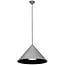 Fantasia MIRAGO E27 hanglamp, Ø55 cm, grijs / zwart, geschikt voor E27 lamp tot 60 watt