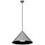 Fantasia Suspension E27 Fantasia MIRAGO, Ø55 cm, gris / noir, pour ampoule E27 jusqu'à 60 watts
