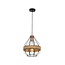 Fantasia JOTI pendant light with E27 fitting (max. 60W, bulb not included), steel, black with copper, Ø26 x 28cm, IP20.