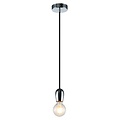 Fantasia Kobar Pendelleuchte schwarz/chrom, E27-Fassung, max. 60 W, IP20, Kabellänge 300 cm