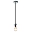 Fantasia Kobar pendellamp zwart/chroom, E27 fitting max 60W, IP20, kabellengte 300 cm