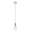 Fantasia KOBAR white pendant lamp, E27 fitting max. 60W, length 300 cm, IP20 rated
