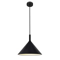 Fantasia KOTO pendant light, black / black / white, Ø295mm, E27 socket max. 60W, IP20, 220-240V