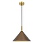 Fantasia KOTO Pendelleuchte mit E27-Fassung, Durchmesser 295 mm, IP20, bronze/gold/weiß, 220-240V.