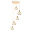 Fantasia RAGA pendant light, beige, 5 light points with E27 sockets, from the Deco collection. Light source not included.