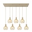 Fantasia RAGA pendellamp in beige met 7 fittingen voor E27-lichtbronnen, uit de Deco-collectie