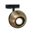 Fantasia Triton Schienenspot in Schwarz mit Bronze-Finish, geeignet für einphasige Schienensysteme, aus der Deco-Kollektion.