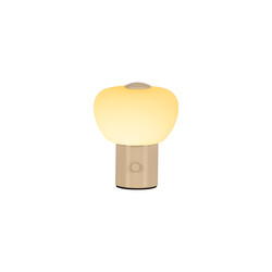 GUSTAV - Oplaadbare Tafellamp - Accu/Batterij - Ø 8 cm - LED Dimb.