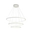 Fantasia Annu LED-Pendelleuchte mit 3 Ringen Ø800/600/400 mm, 84W, 11641 Lumen, 3000K, dimmbar, weißes Aluminium
