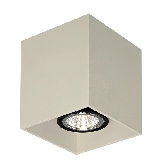 Fantasia Babar SQ ceiling lamp in beige, from the Deco collection. Fixture without a built-in light source.