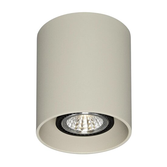 Fantasia Babar Deckenleuchte: rundes Modell in Beige, aus der Fantasia Deco-Kollektion.