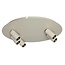 Fantasia ORYX round ceiling lamp with 5 light points in beige, from the Deco collection