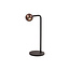 LUCIDE MONTANA - Lampe de Table - LED Dimmable - 1x5W 2700K - Café - Premium - Créez une atmosphère chaleureuse avec cette lampe de table dimmable