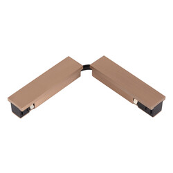Premium LINIAL Flexible Connector - 1-Phase Rail System / Rail Lighting - Smart - 48V Track - Champagne