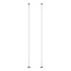 LUCIDE Premium LINIAL Câble Suspendu - Système de Rail 1-Phase / Éclairage sur Rail - Intelligent - Rail 48V - Chrome Noir Mat - Idéal pour un éclairage intérieur moderne