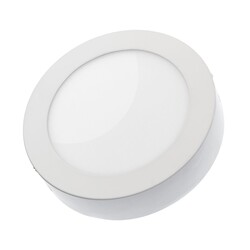 ALGINE ECO LED ROUND 230V 12W IP20 CW CEILING PANEL WHITE FRAME SURFACE