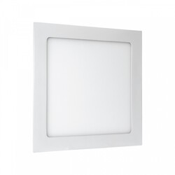 ALGINE ECO LED SQUARE 230V 18W IP20 CW CEILING PANEL WHITE FRAME