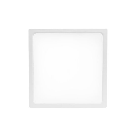 Spectrum LED ALGINE SURFACE DOWNLIGHT 24W NW 230V 120DEG IP20 IK06 288X288X38MM WHITE SQUARE - Perfecte verlichting voor elke ruimte