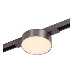 Premium LINIAL FIXXT Railspot - 1-Phase Track System / Smart Rail Lighting - Smart - 48V Track - 1xLED - Matte Black Chrome