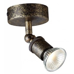 Fantasia Stuga plafonnier GU10 rouille spot LED dimmable 5W