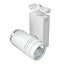 Spot sur rail LED 12W blanc moderne tri-phasé magasin