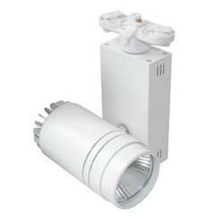 Spot sur rail LED 15W blanc moderne tri-phasé magasin