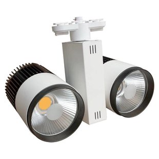 Railverlichting richtbaar wit LED 40W (2x20W) COB design