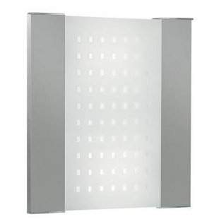 Wall light E27  x 2 square pointed frontal 350mm wide