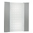 Wall light E27  x 2 square pointed frontal 350mm wide