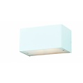 Fantasia Fluo wall lamp brushed steel, G9 LED 2.6W included, light shines up and down, warm white 2700K
