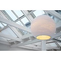 Hanging lamp ball white or beige design large cardboard Ø 82cm E27