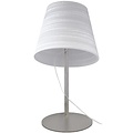 Lampe de bureau design carton blanc ou beige 1xE27 Ø 34cm