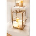 Authentage Lampara de mesa diseño estilo country LED 5 velas 450mm H