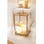Authentage Tischleuchte im Landhausstil Design LED 5 Kerzen 450mm H