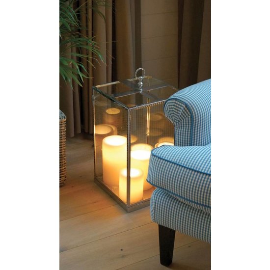 Authentage Tischleuchte im Landhausstil Design LED 5 Kerzen 450mm H