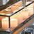 Authentage Country style LED table lamp with 11 candles 1.25m long