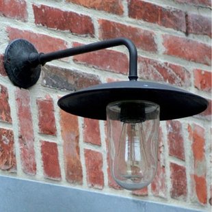 Outdoor wall lamp rural bronze-chrome-nickel E27 60cm 90°