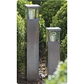 Authentage Ländlicher Gartenpfahl Bronze-Chrom-gebürstetes Nickel 40 cm H