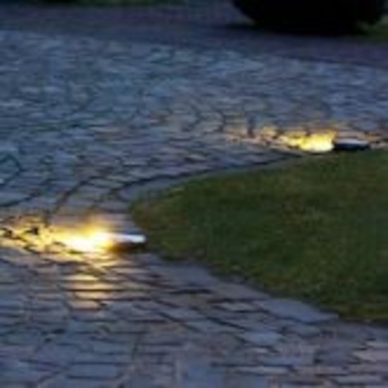 Authentage Bodenstrahler LED ländlich 1,5W 12,5cm 90°, 2x90° oder 360°