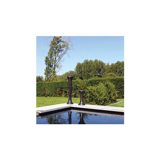 Authentage Éclairage sur poteau de jardin LED 1,5W 50cm 90°, 2x90° ou 360°