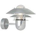 Nordlux Agger Außenwandleuchte Metall 3 Ringe IP54 E27, grau verzinkt, 240mm hoch